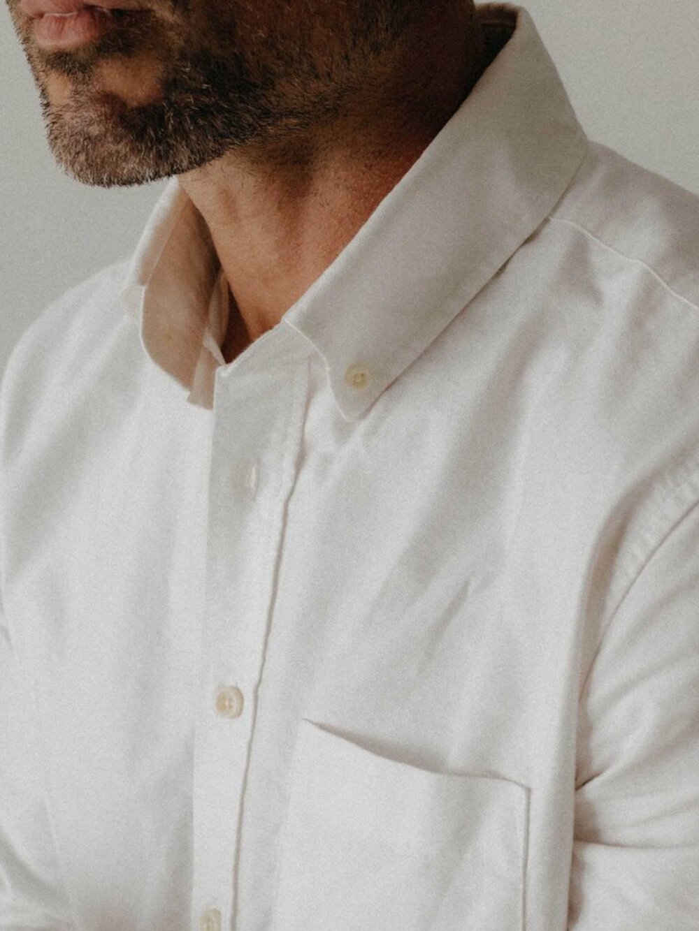 NWOT Taylor Stitch Mens The Jack in White Everyday Oxford Shirt Large 42